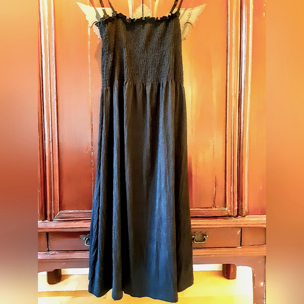 Smocked bodice dress